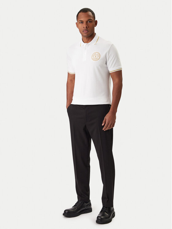 Versace Jeans Couture Versace Jeans Couture Polo 80GAGT03 CJ01T Blanco Regular Fit