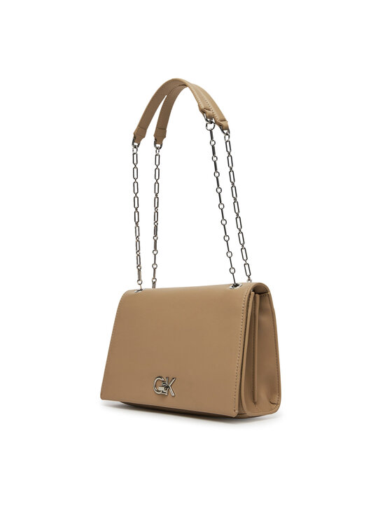 Calvin Klein Bolso Calvin Klein Ck Medium Conv Chain Bag K60K612810 Beis