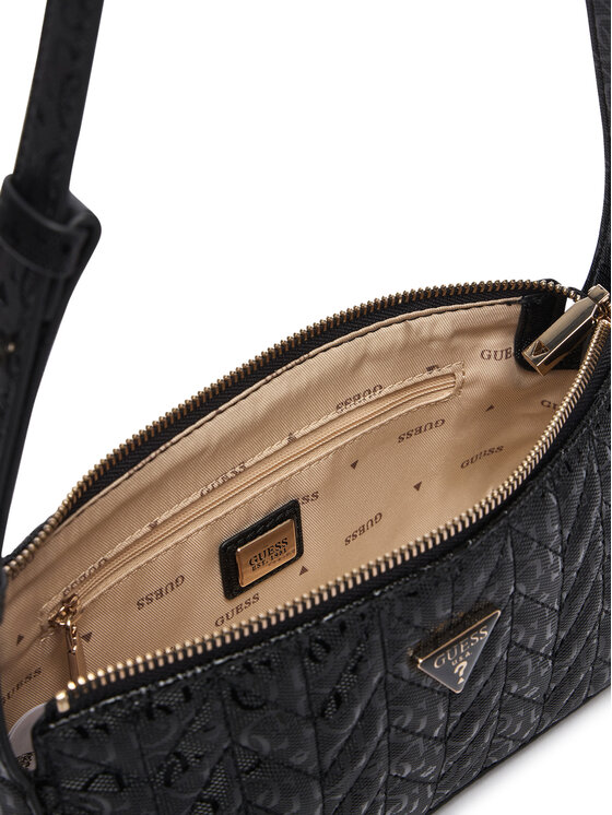 Guess Geantă Guess Stacey Mini HWGG97 41720 Negru