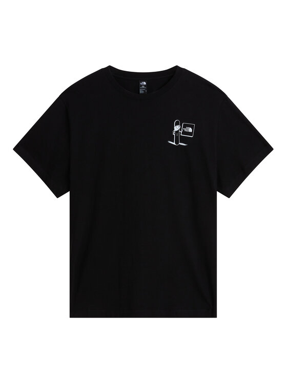 The North Face The North Face Camiseta Opposites Attract NF0A8JAN Negro Regular Fit