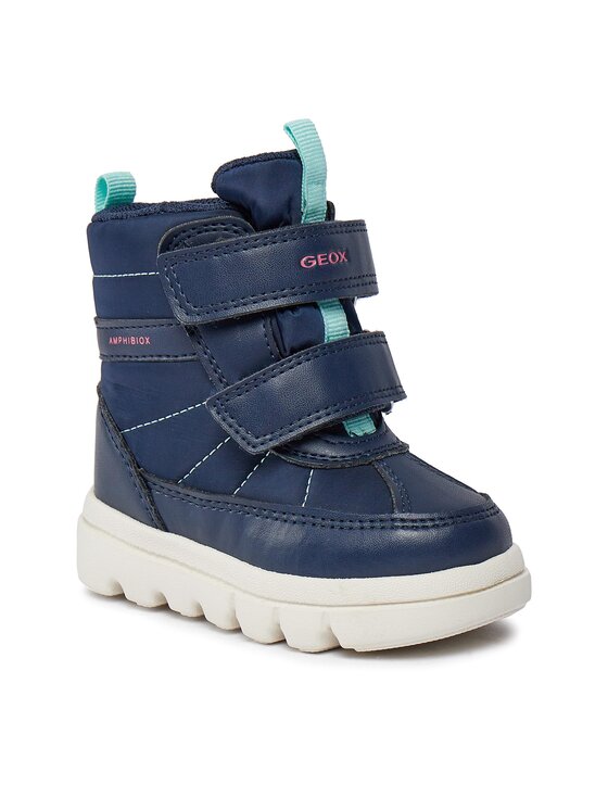 Geox Čižmy Geox B Willaboom Girl B A B365AE 0FU54 C4002 M Tmavomodrá