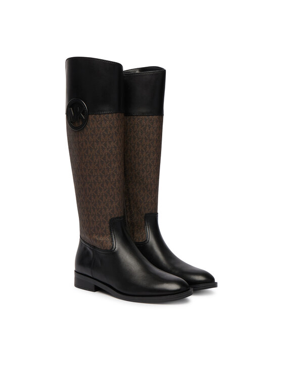 MICHAEL Michael Kors Ботуши MICHAEL Michael Kors Kimmee 40F6KMFB5B Тъмнокафяв