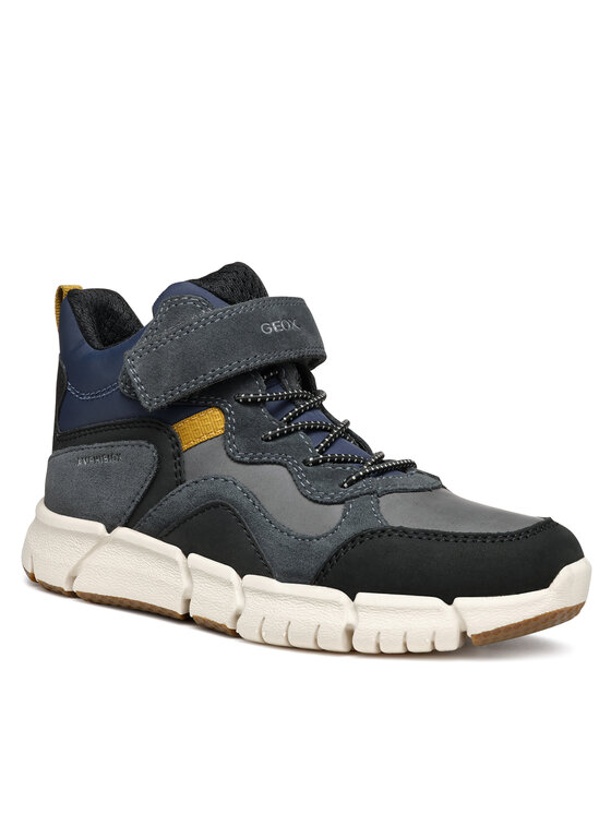 Geox Kotníková obuv Geox J Flexyper Boy B Abx J269XA 0ME22 C0739 M Šedá
