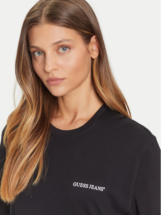 Guess Jeans Guess Jeans Футболка M5BI78 K8FQ4 Чорний Regular Fit