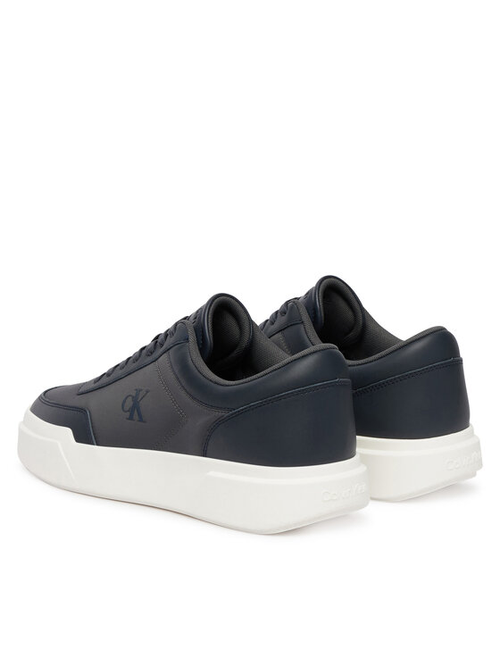 Calvin Klein Superge Calvin Klein Chunky Cups Laceup Oxf Mix Mat HM0HM02326 Mornarsko modra