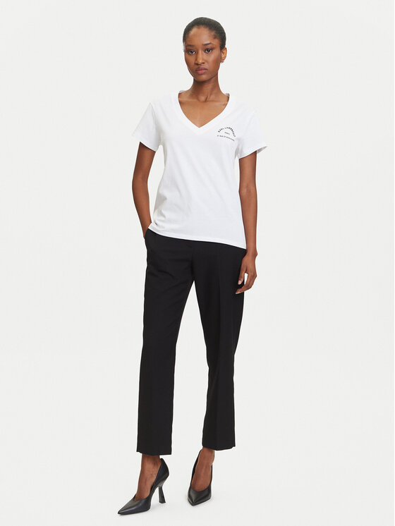 KARL LAGERFELD KARL LAGERFELD Camiseta A3W17104 Blanco Regular Fit