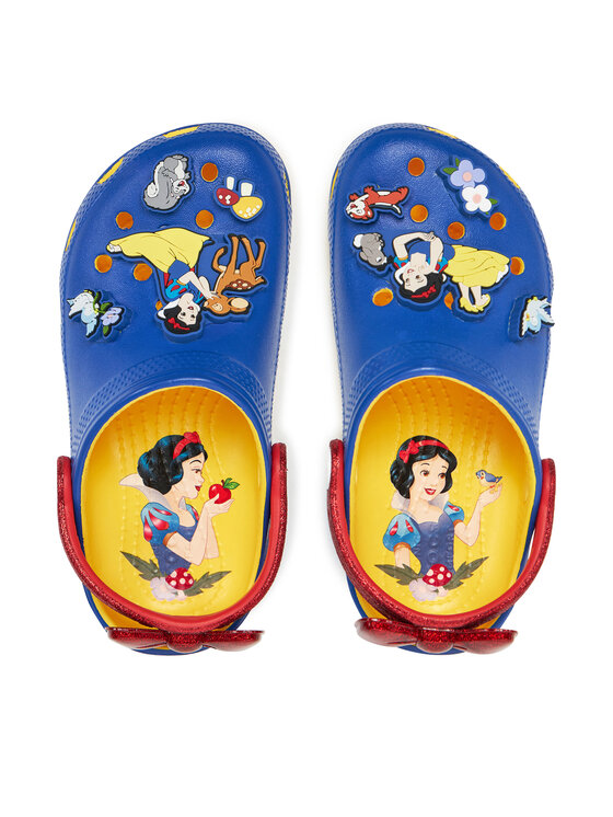 Crocs Чехли Crocs Snow White Classic Clog K 209495 Син