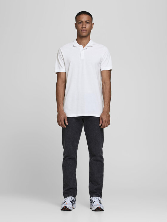 Jack & Jones Jack & Jones Поло Basic 12136516 Білий Slim Fit
