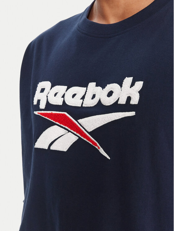Reebok Reebok Longsleeve RK25155CCM Dunkelblau Regular Fit