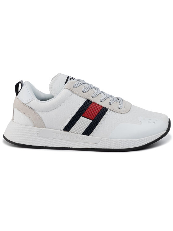 Tommy Jeans Sneakersy Tommy Jeans Technical Pin Logo Sneaker EN0EN00652 Biały