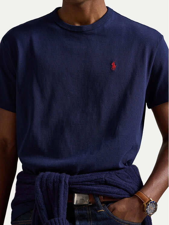 Polo Ralph Lauren Polo Ralph Lauren Majica Classics 710811284003 Mornarsko modra Regular Fit