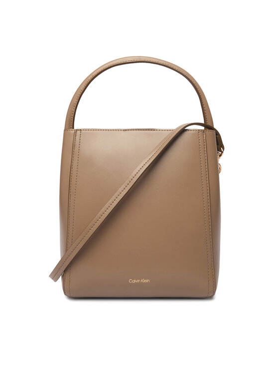 Calvin Klein Torbica Calvin Klein Ck Bucket With Strap LV04F3174G Bež