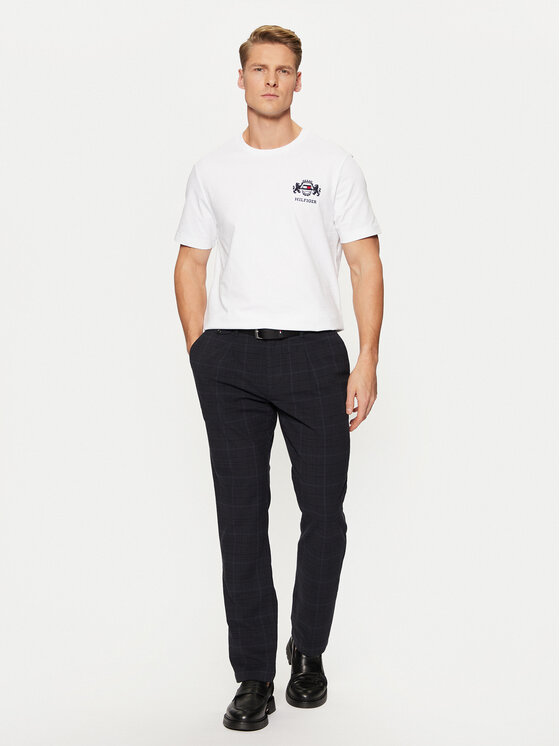 Tommy Hilfiger Tommy Hilfiger Póló MW0MW38076 Fehér Regular Fit