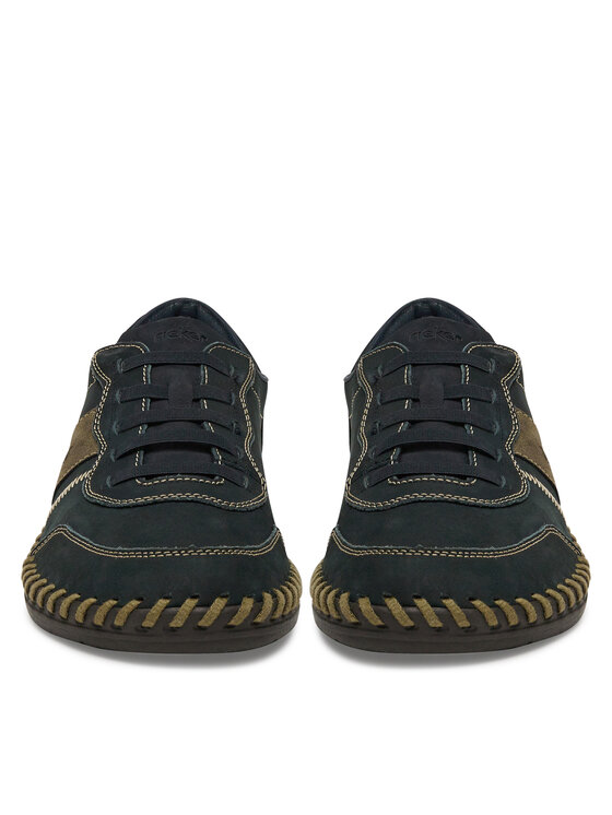 Rieker Pantofi Rieker B2468-14 Bleumarin