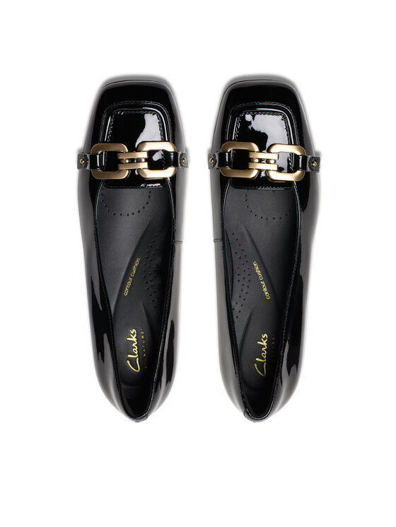 Clarks Salonarji Clarks Nyta45 Court 26181317 Črna