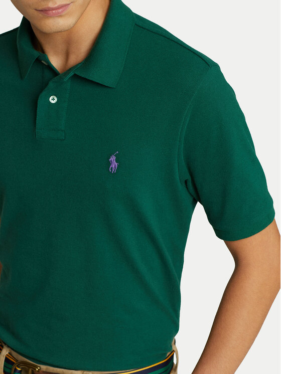 Polo Ralph Lauren Polo Ralph Lauren Поло 710782592016 Зелений Custom Slim Fit