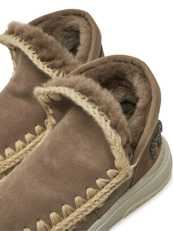 Mou Cizme de zăpadă Mou Eskimo Jogger Glitter Logo FW421001A Maro