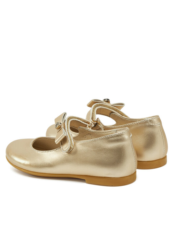 Calvin Klein Jeans Baleriny Calvin Klein Jeans Ballerina V1A3-83040-0220 Złoty