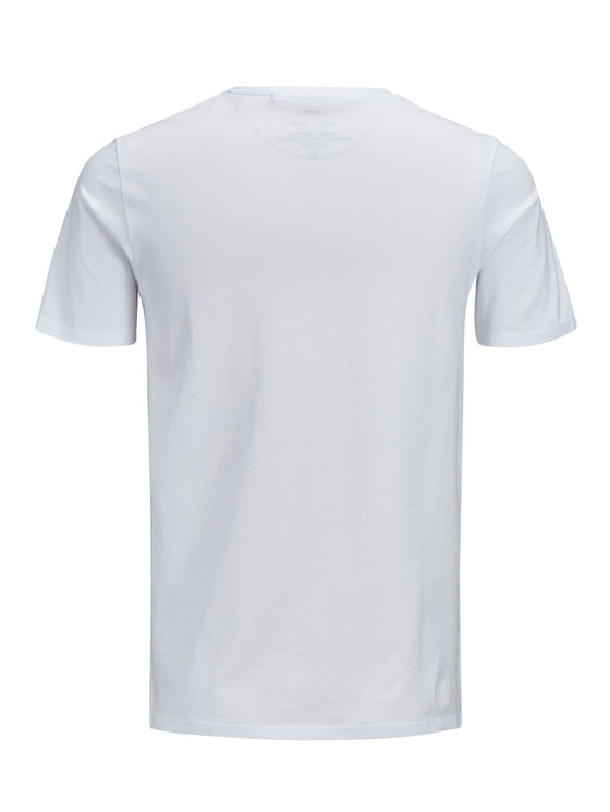 Jack & Jones Jack & Jones Marškinėliai Corp Logo 12137126 Balta Slim Fit