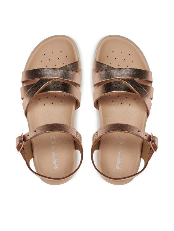 Geox Sandali Geox J Sandal Soleima Gir J45GSA 000CF C7018 S Rožnato zlato
