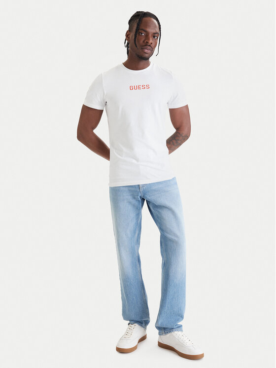 Guess Guess Camiseta U6GM01 K6YW1 Blanco Regular Fit