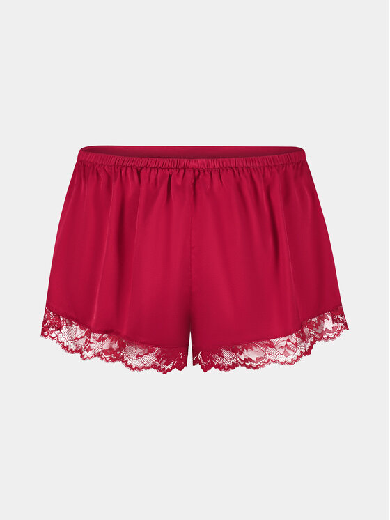 Dorina Dorina Rövid pizsama nadrág Pure Silk DCSH0002SK002 Piros Regular Fit