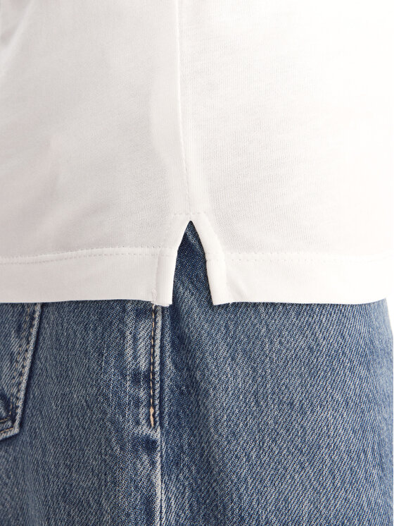 Guess Guess Marškinėliai W5BI18 I3Z14 Balta Regular Fit