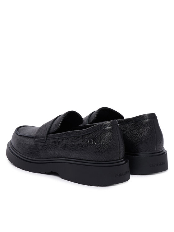 Calvin Klein Loafersy Calvin Klein Combat Ess Loafer Lth HM0HM02337 Černá