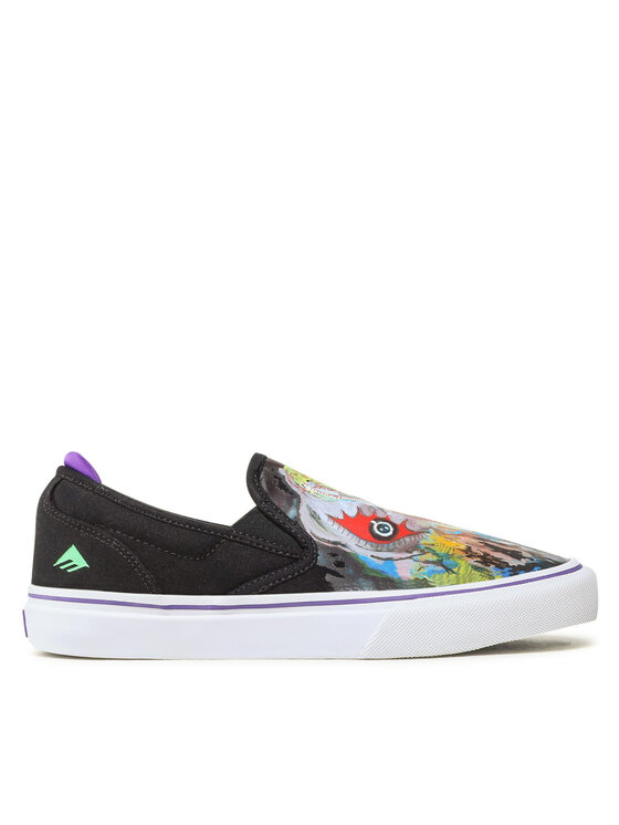 Emerica Tenisówki Emerica Wino G6 Slip-On X Dinosaur Jr. 6107000253 Czarny
