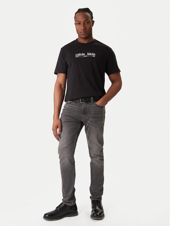 Calvin Klein Jeans Calvin Klein Jeans Camiseta NYC Graphic LV14RE831G Negro Regular Fit