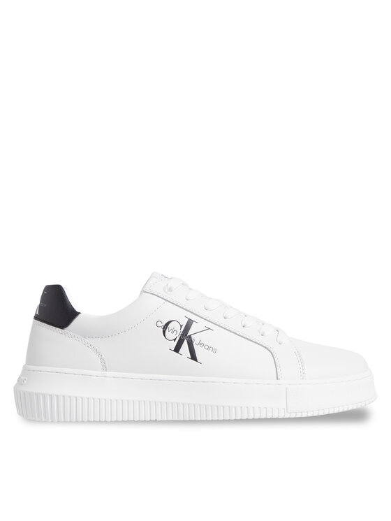 Calvin Klein Jeans Laisvalaikio batai Calvin Klein Jeans Chunky Cupsole Monologo YM0YM00681 Balta