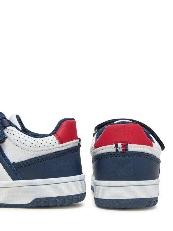 Tommy Hilfiger Sneakersy Tommy Hilfiger Flag Low Cut Velcro Sneaker T1X9-33841-1355 M Granatowy