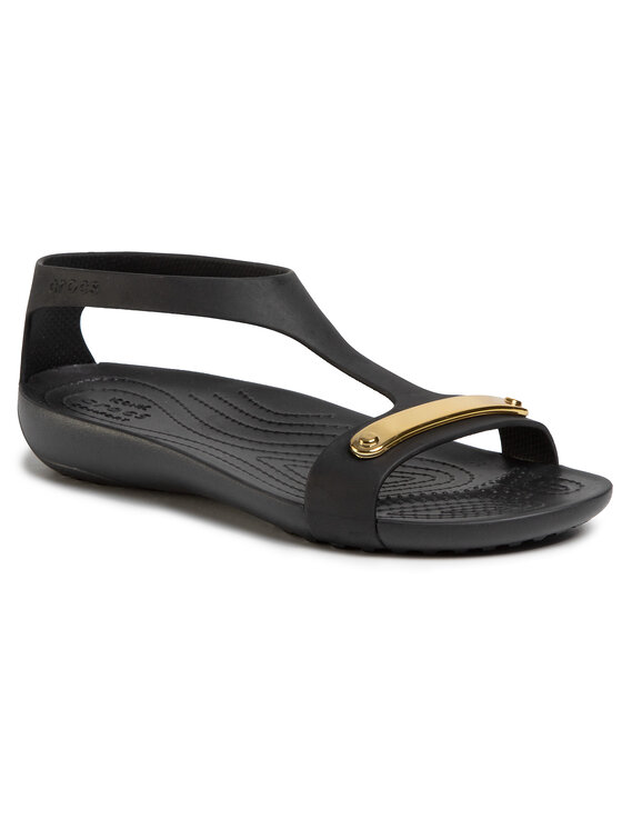 Crocs Basutės Crocs Serena Metallic Bar Sdl W 206421 Juoda
