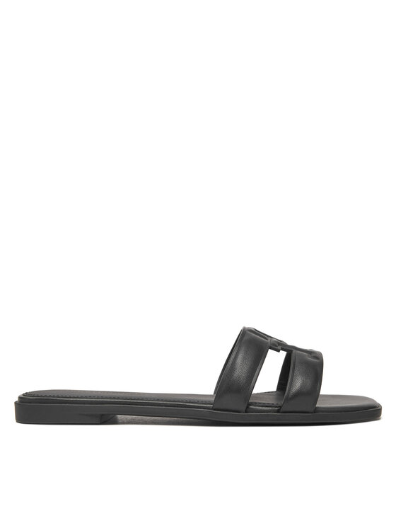 Tommy Hilfiger Ciabatte Tommy Hilfiger Th Logo Strap Mule FW0FW08671 Nero
