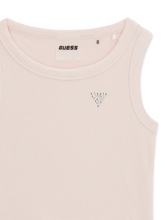 Guess Guess Top J6GI36 K8RT2 Rosa claro Slim Fit