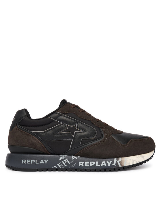 REPLAY Tenisice REPLAY GMS9I .000.C0008L Smeđa