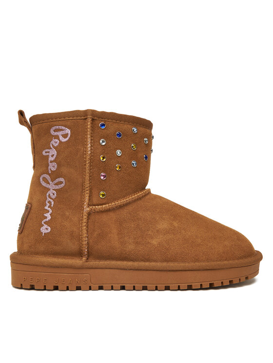 Pepe Jeans Sněhule Pepe Jeans Diss Studs G PGS500006 Hnědá