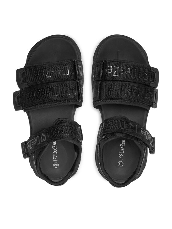 DeeZee Sandali DeeZee CSXP2056-02 Črna
