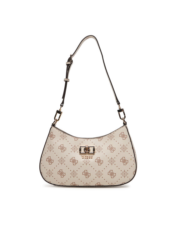 Guess Ročna torba Guess Emelie Logo HWGP99 28180 Écru