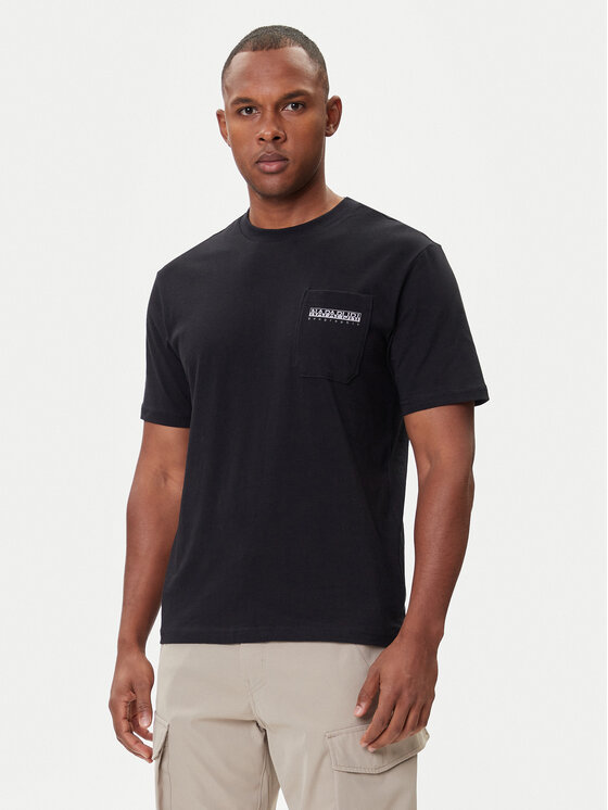 Napapijri Napapijri Camiseta S-Fanes NP0A88SE Negro Regular Fit