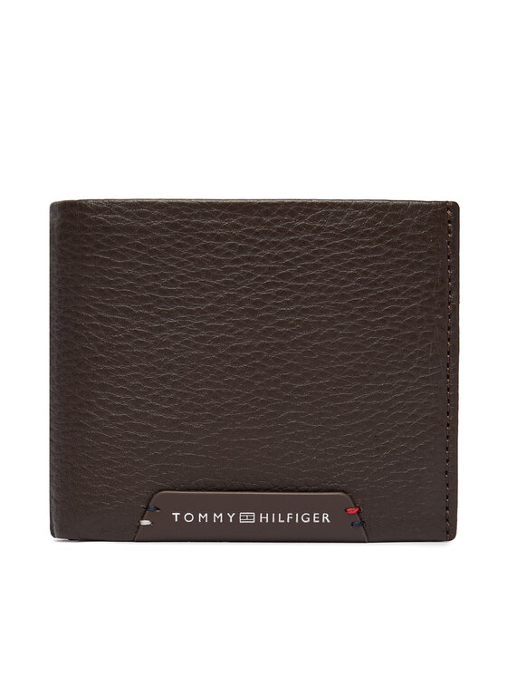 Tommy Hilfiger Портфейл Tommy Hilfiger Th Corp Mini Cc AM0AM14788 Тъмнокафяв