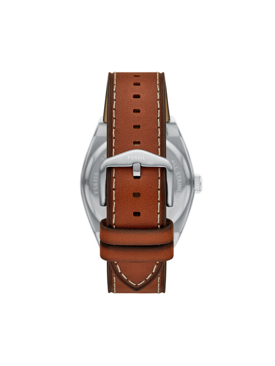 Fossil Годинник Fossil Everett FS6115 Коричневий