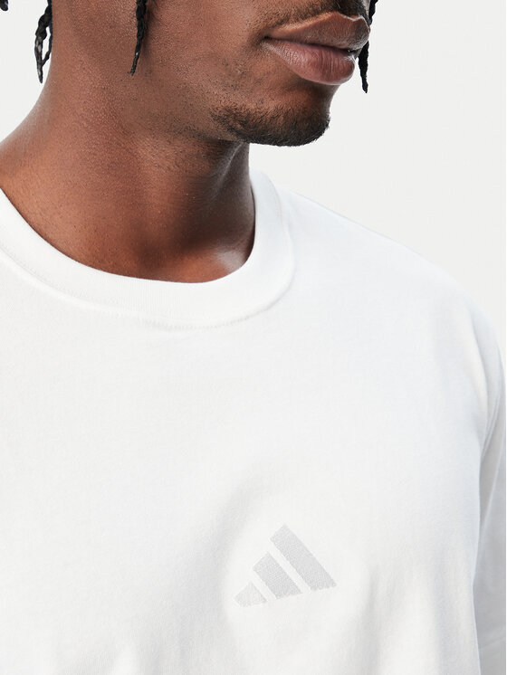 adidas adidas T-Shirt Adidas Kit Small Logo KX1279 Λευκό Regular Fit