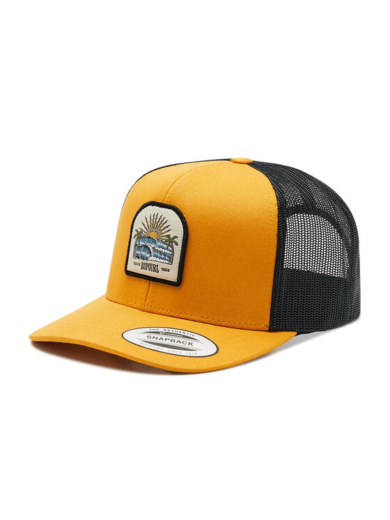 Rip Curl Καπέλο Jockey Rip Curl Custom Curve Trucker 005MHE Πορτοκαλί