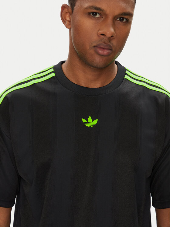 adidas adidas T-Shirt adicolor Jacquard JW5878 Μαύρο Loose Fit
