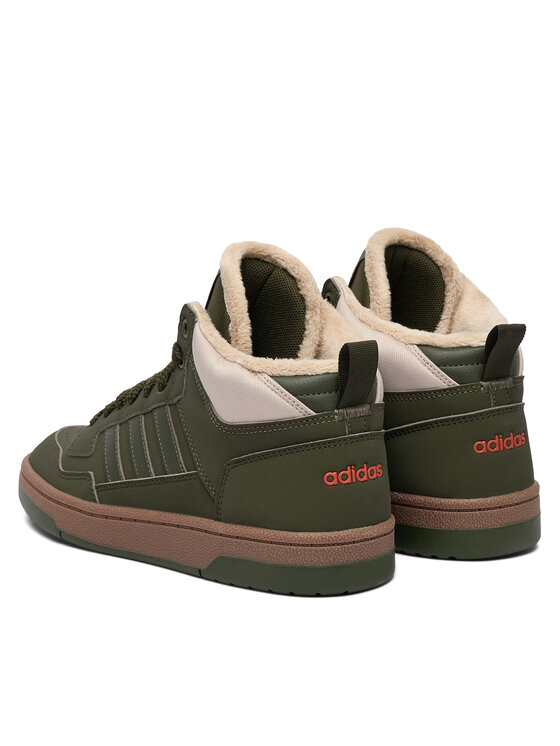 adidas Sneakersy adidas Rapid Court Mid Winterized Shoes KI6325 Zelená