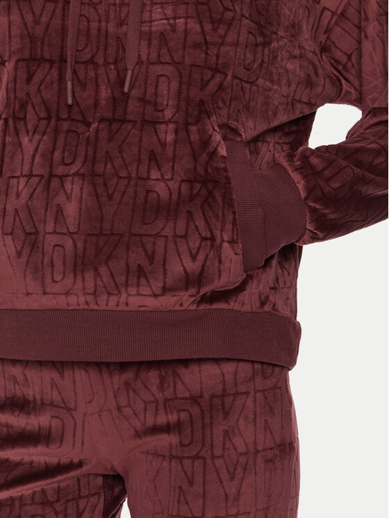 DKNY DKNY Pigiama YI80034 Bordeaux Relaxed Fit