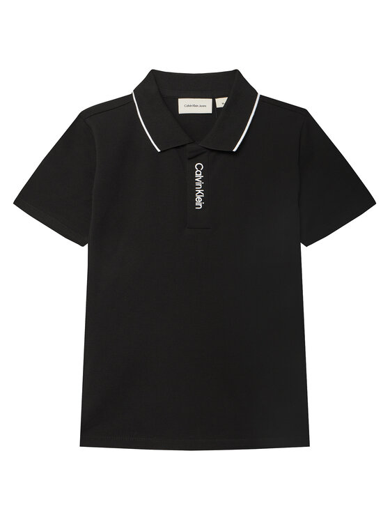 Calvin Klein Jeans Calvin Klein Jeans Polo Embro Logo IB0IB02542 D Nero Regular Fit