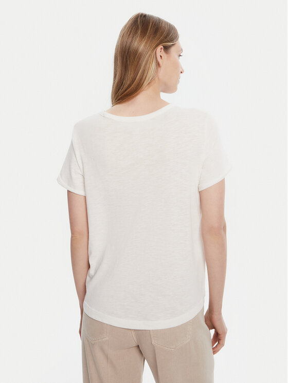 Roxy Roxy Camiseta ERJZT05731-WBK0 Blanco Regular Fit