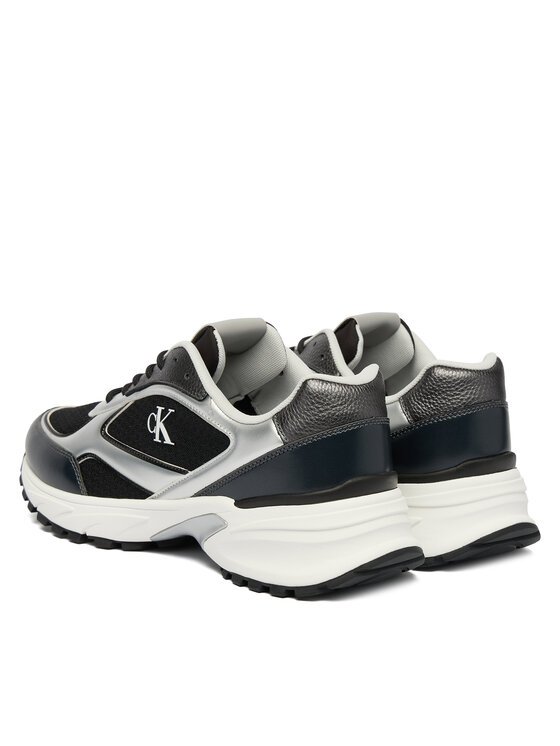 Calvin Klein Sneakers Calvin Klein Hike Runner Laceup Mesh Mix Met YM0YM01402 Nero